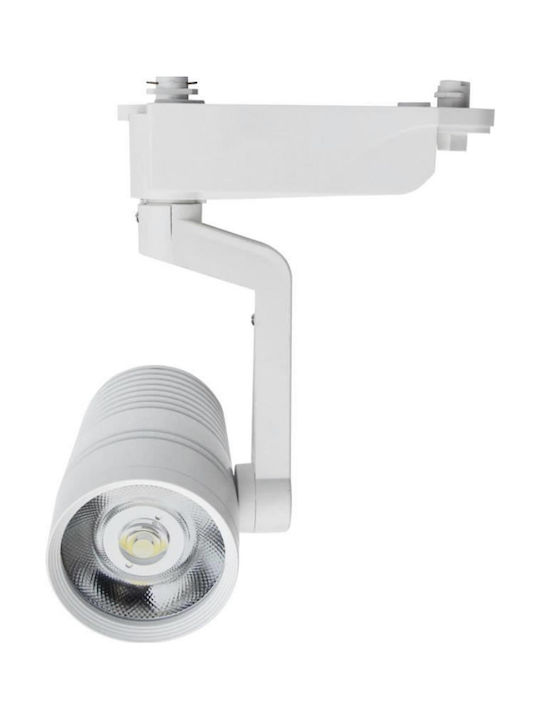 Universo Illuminazione Μονό LED Σποτ σε Λευκό Χρώμα