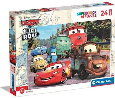 Kinderpuzzle Supercolor Disney Cars für 3++ Jahre 24pcs Clementoni