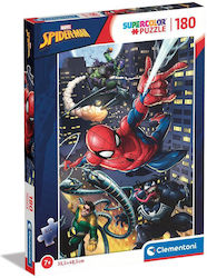 Puzzle pentru Copii Supercolor Marvel Spiderman pentru 7++ Ani 180buc Clementoni