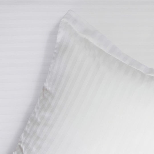 Borea Hotel Pillowcase Striped 100% Cotton 50x70cm