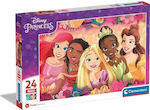 Kinderpuzzle Supercolor - Disney Princesses für 3++ Jahre 24pcs Clementoni