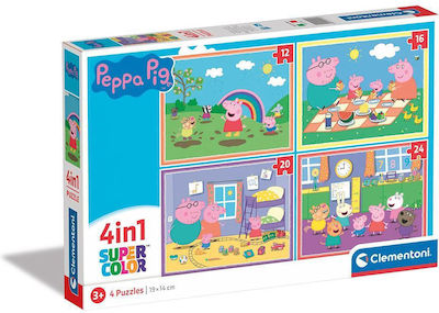 Kinderpuzzle Supercolor - Peppa Pig für 3++ Jahre 72pcs Clementoni