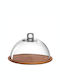 Leonardo Cucina Farfurie de brânză Lemn Transparent 1pcs