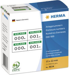 Herma 1000τμχ Αυτοκόλλητες Ετικέτες σε Πράσινο Χρώμα 15x22mm Herma 1000τμχ Αυτοκόλλητες Ετικέτες σε Πράσινο Χρώμα 15x22mm