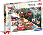 Kids Puzzle Supercolor - Cars for 4++ Years 104pcs Clementoni