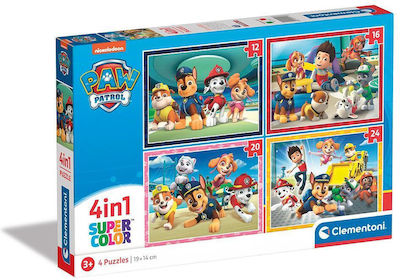 Puzzle pentru Copii Supercolor - Paw Patrol pentru 3++ Ani 72buc Clementoni