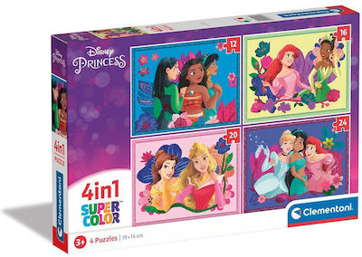 Kinderpuzzle Supercolor - Disney Princesses für 3++ Jahre 72pcs Clementoni