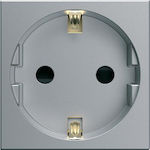 Hager Single Power Safety Socket