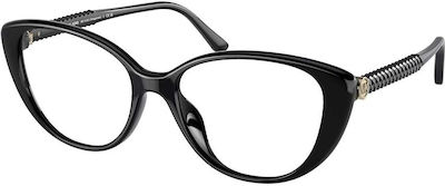 Michael Kors Plastic Eyeglass Frame Cat Eye Black MK4102U 3005