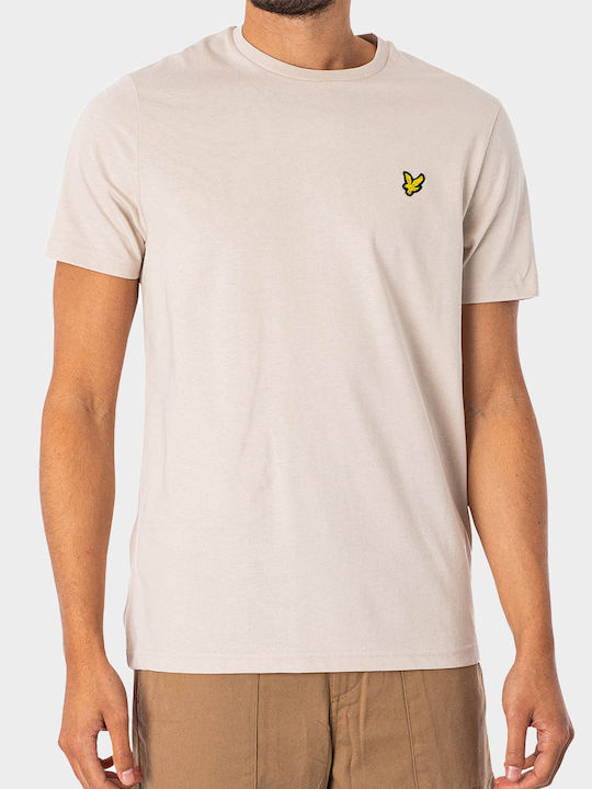 Lyle and Scott Men's T-Shirt Monochrome Beige