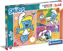 Kinderpuzzle The Smurfs für 4++ Jahre 144pcs Clementoni