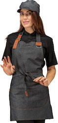 Isacco Ποδιά Barista / Bartender Ολόσωμη Μαύρη