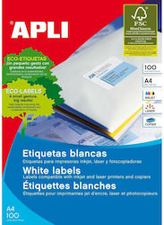 Apli Selbstklebende A4-Etiketten 105x57mm