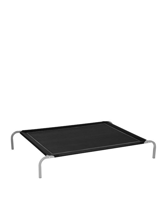Pawhut Pat Suprainălțat pentru Câini Negru 130x90cm Pawhut Pat Suprainălțat pentru Câini Negru 130x90cm