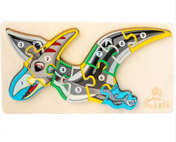 Holz Kinder Steckpuzzle Pterodactyl 10pcs