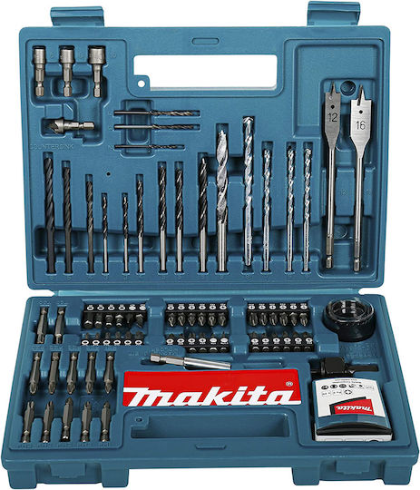 Makita Σετ 100 Τρυπάνια για Μέταλλο και Ξύλο