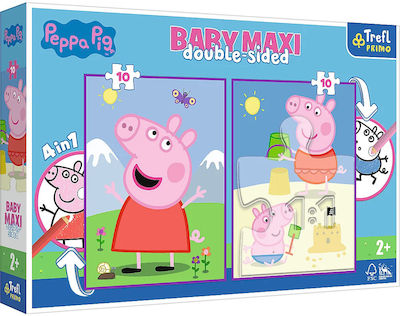 Παιδικό Puzzle Peppa's Good Day 10pcs για 2+ Ετών Trefl