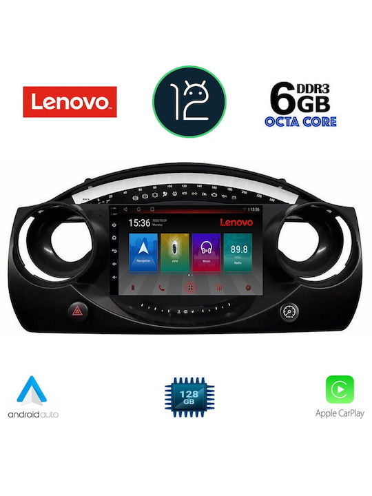 Lenovo Car-Audiosystem für Mini Kooper (R50-R52-R53) > 2000-2006 (Bluetooth/USB/WiFi/GPS) mit Touchscreen 9"