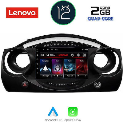 Lenovo Car-Audiosystem für Mini Kooper Audi A7 (Bluetooth/USB/AUX/WiFi/GPS/Apple-Carplay/Android-Auto) mit Touchscreen 9"