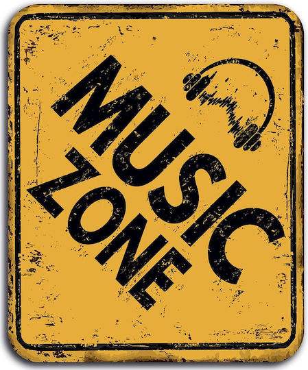 Ango Πινακίδα Music Zone 19x28cm