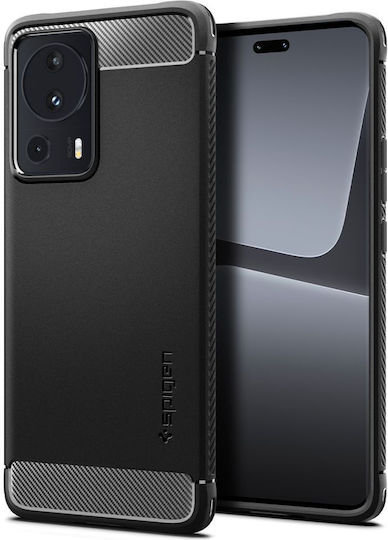 Spigen Rugged Armor Back Cover Silicon 2mm negru mat (Xiaomi 13 Lite)