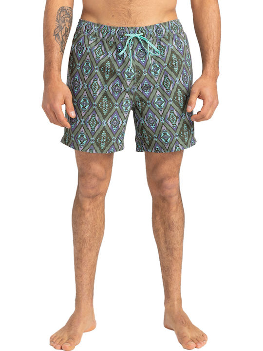 Billabong Good Times Ανδρικό Μαγιό Σορτς Πράσινο