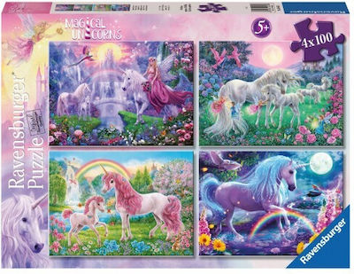 Puzzle pentru Copii Unicorns pentru 5++ Ani 400buc Ravensburger