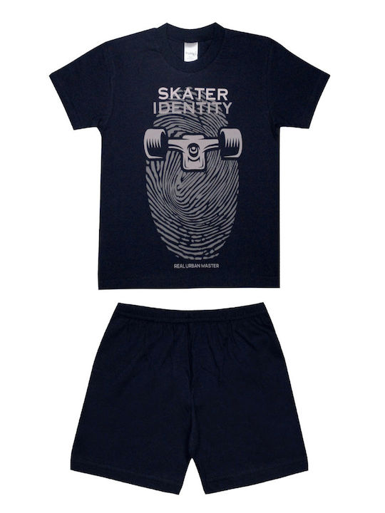 Pretty Baby Παιδική Πιτζάμα Καλοκαιρινή Navy Μπλε