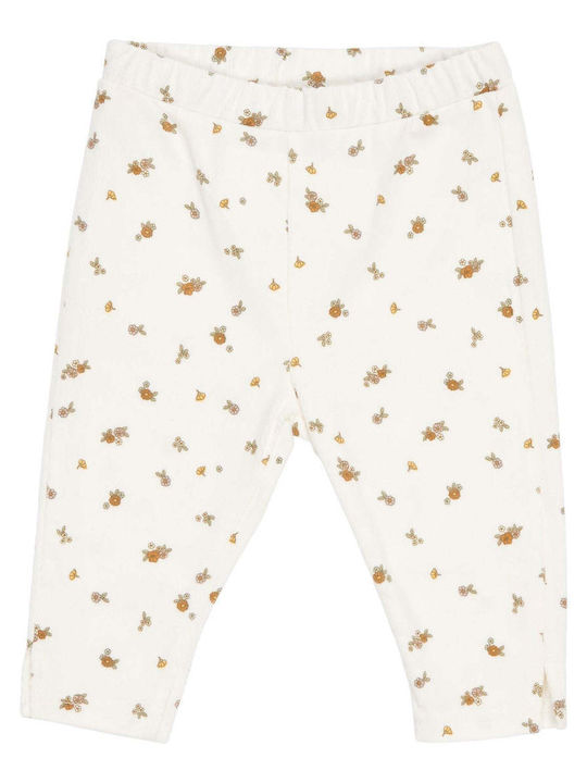 Little Dutch Kids Long Legging Floral White