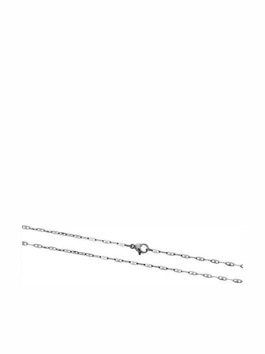 Senza Αλυσίδα Λαιμού από Ατσάλι Μήκους 55cm