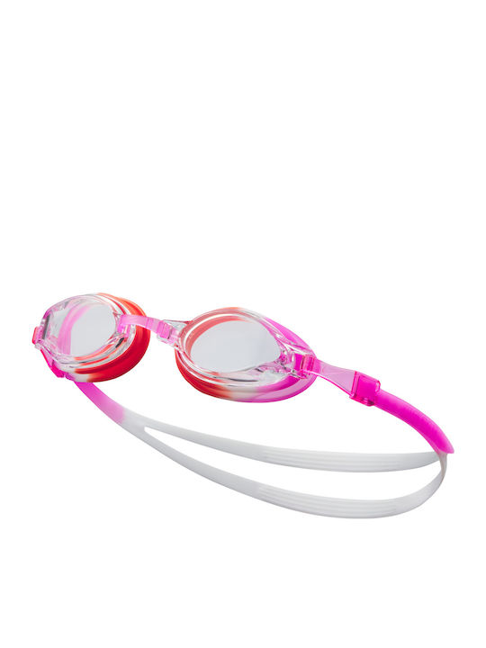 Nike Chrome Jr Γυαλιά Κολύμβησης Παιδικά με Αντιθαμβωτικούς Φακούς Ροζ