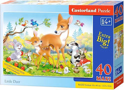 Puzzle pentru Copii Little Deer pentru 4++ Ani 40buc Castorland