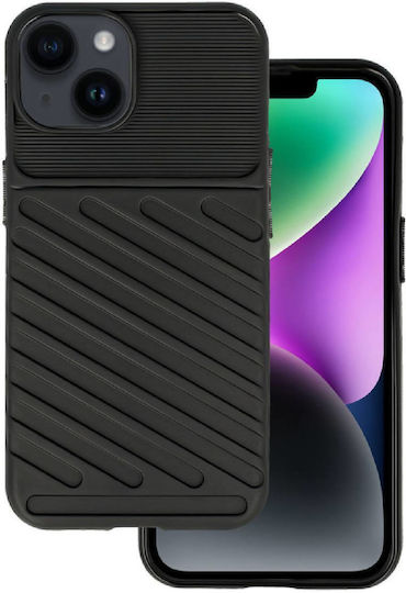 Powertech Back Cover Σιλικόνης Μαύρο (iPhone 14 Plus)