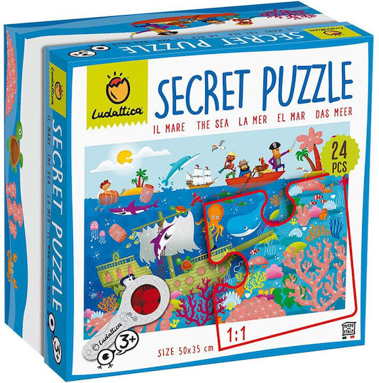 Kinderpuzzle The Sea für 3+ Jahre alt+ Jahre 24pcs Ludattica