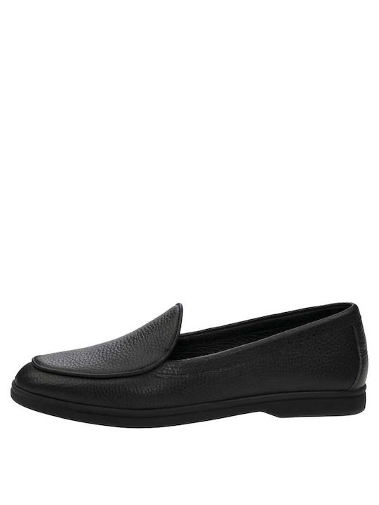 Stefania Women's Moccasins in Black Color