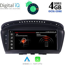 Digital IQ Car-Audiosystem für BMW E60 / Serie 3 / Serie 5 / Serie 7 / Serie 3 (E90) / E91 / E92 2003-2008 (Bluetooth/USB/AUX/WiFi/GPS/Apple-Carplay) mit Touchscreen 8.8"