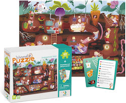 Kinderpuzzle Underground Town für 3++ Jahre 60pcs Dodo