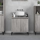 vidaXL Waschtisch ohne Waschbecken L58xB33xH60cm Sonoma