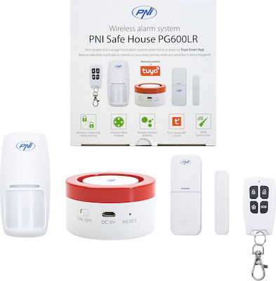 Sistem de alarmă fără fir PNI Safe House PG600LR Sistem de alarmă fără fir PNI Safe House PG600LR conexiune wireless alertă inteligentă prin aplicația TUYA iOS Android