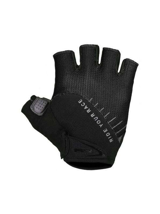 R2 HOPPY Half Finger Cycling Gloves Kids Black