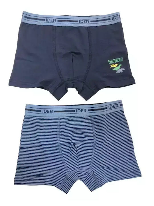 IDER Kinder-Set mit Boxershorts Blau 2Stück