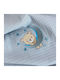 Astron Italy Blanket Cot Waffle Petrol Blue 110x140cm