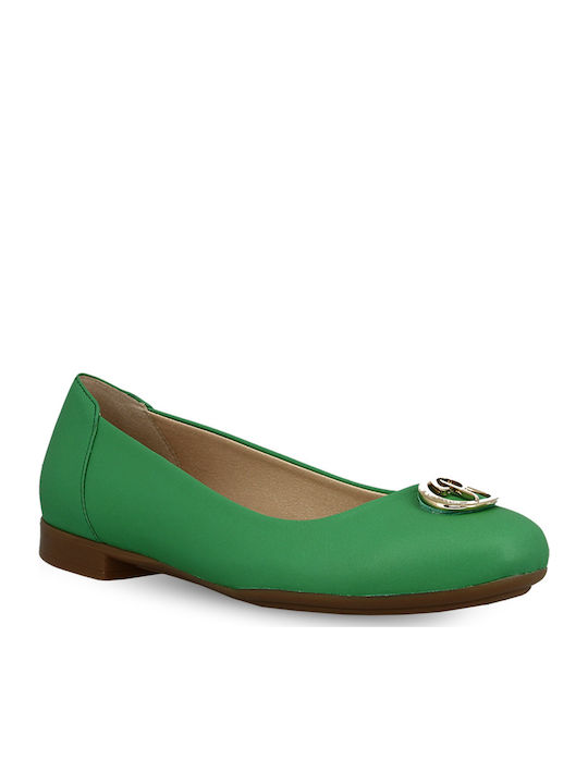 Parex Damen Ballerinas in Grün Farbe