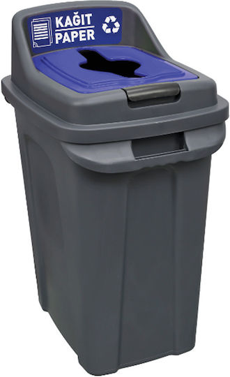 Plastic Coș de gunoi Reciclare 70lt Gri