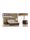 Bedroom Furniture Set Dream Walnut 150x200cm 4pcs