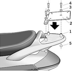 Shad Luggage Rack for Motorcycle