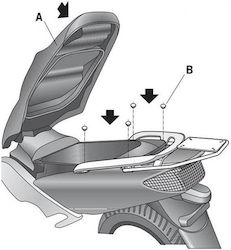 Shad Motorrad-Gepäckträger für Yamaha T-MAX 500 01-07 Shad Motorrad-Gepäckträger für Yamaha T-MAX 500 01-07