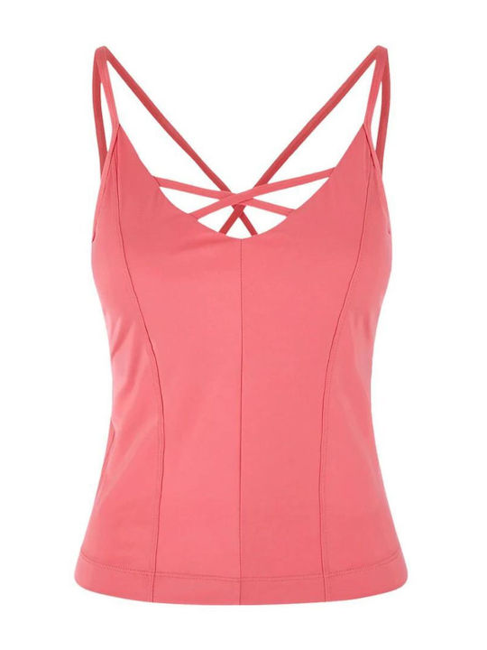 Guess Women's Athletic Blouse with Straps Pink