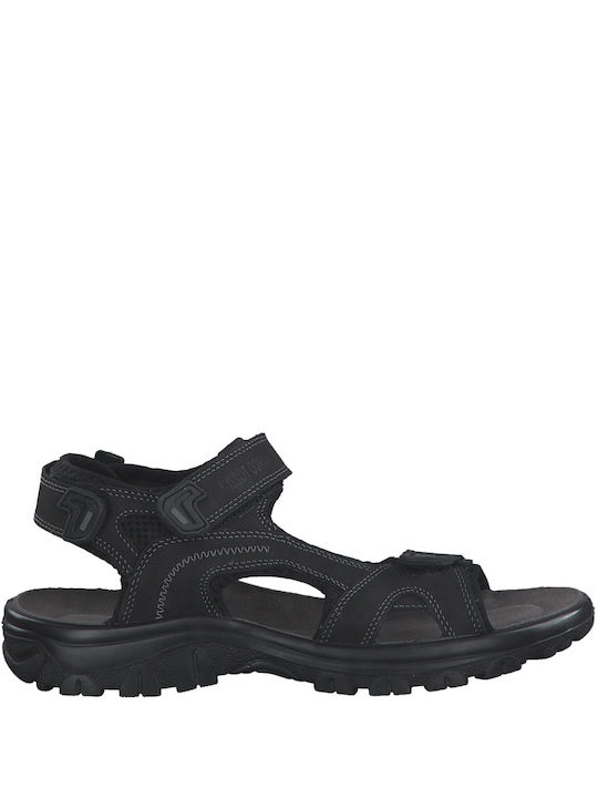 Marco Tozzi Men's Leather Sandals Black 2-18400-20 098