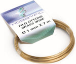 02048 Wire Brass 1mm 7m